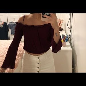 Cropped long sleeve too